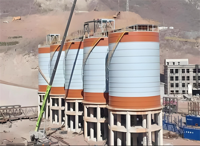 尖山高架钢板仓