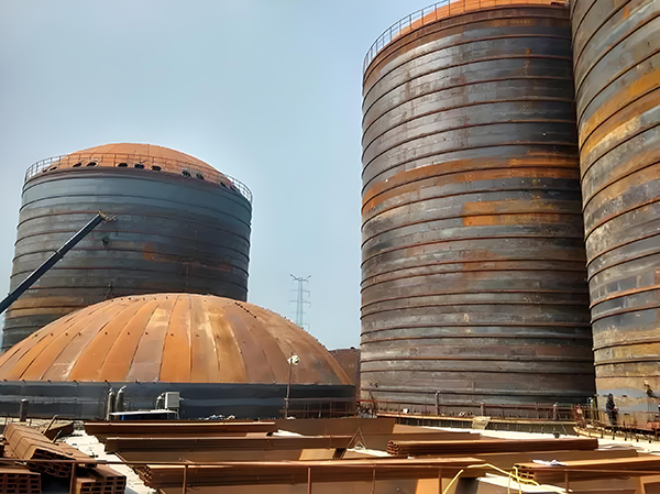 尖山焦粉钢板仓